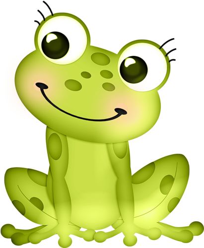 Frog illustration on frogs frog art and cute clipart