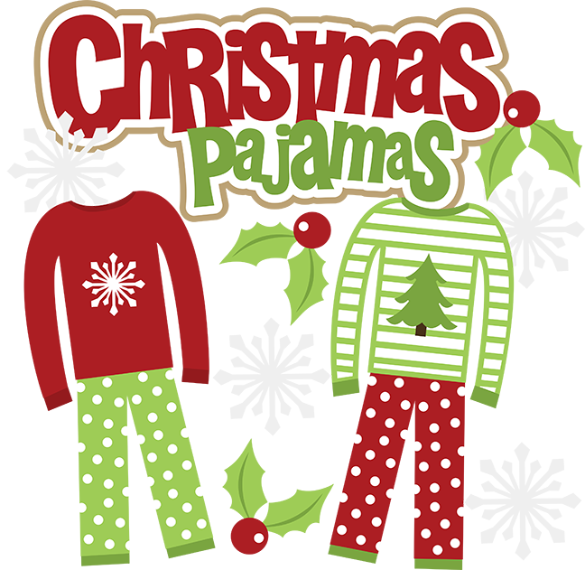 Funny pajama clipart 2