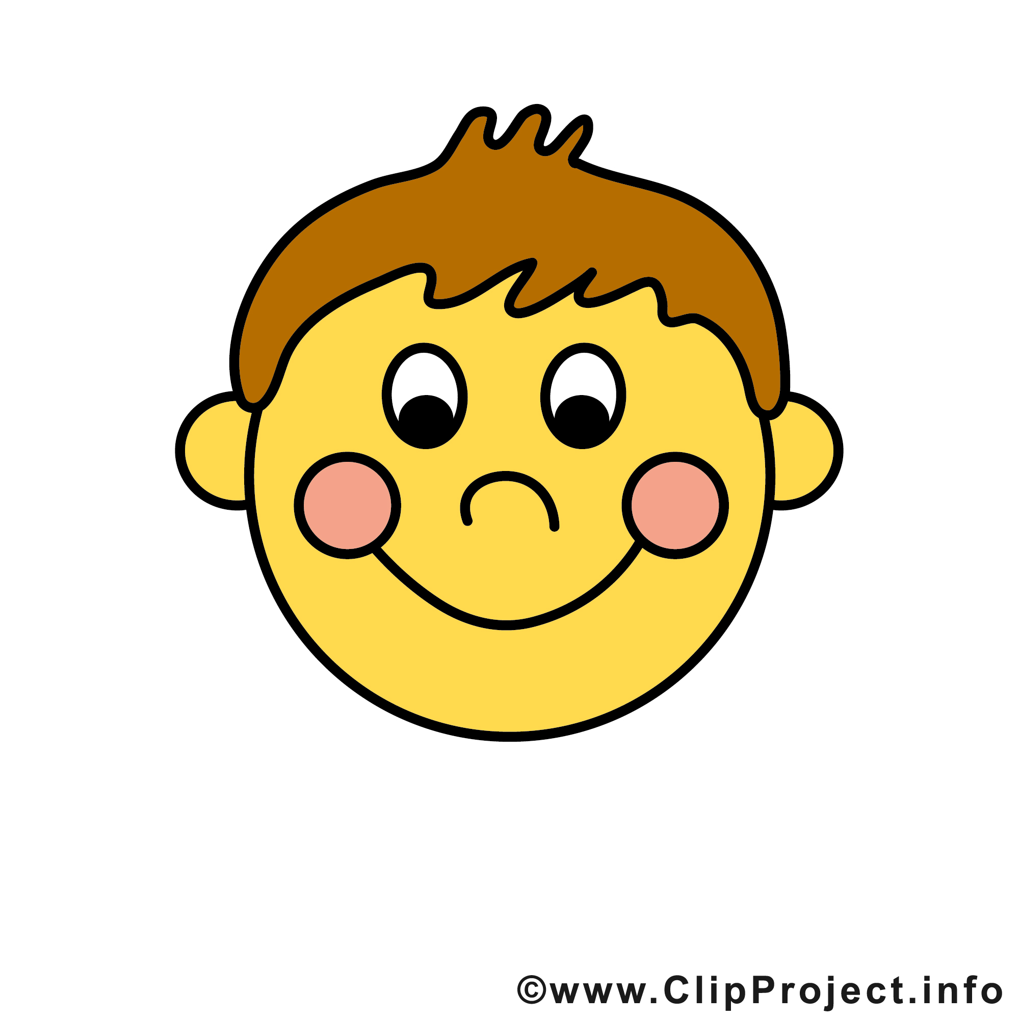 Funny smile clipart