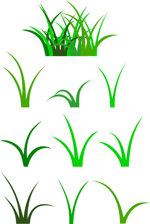 Grass clipart black and white free images 5