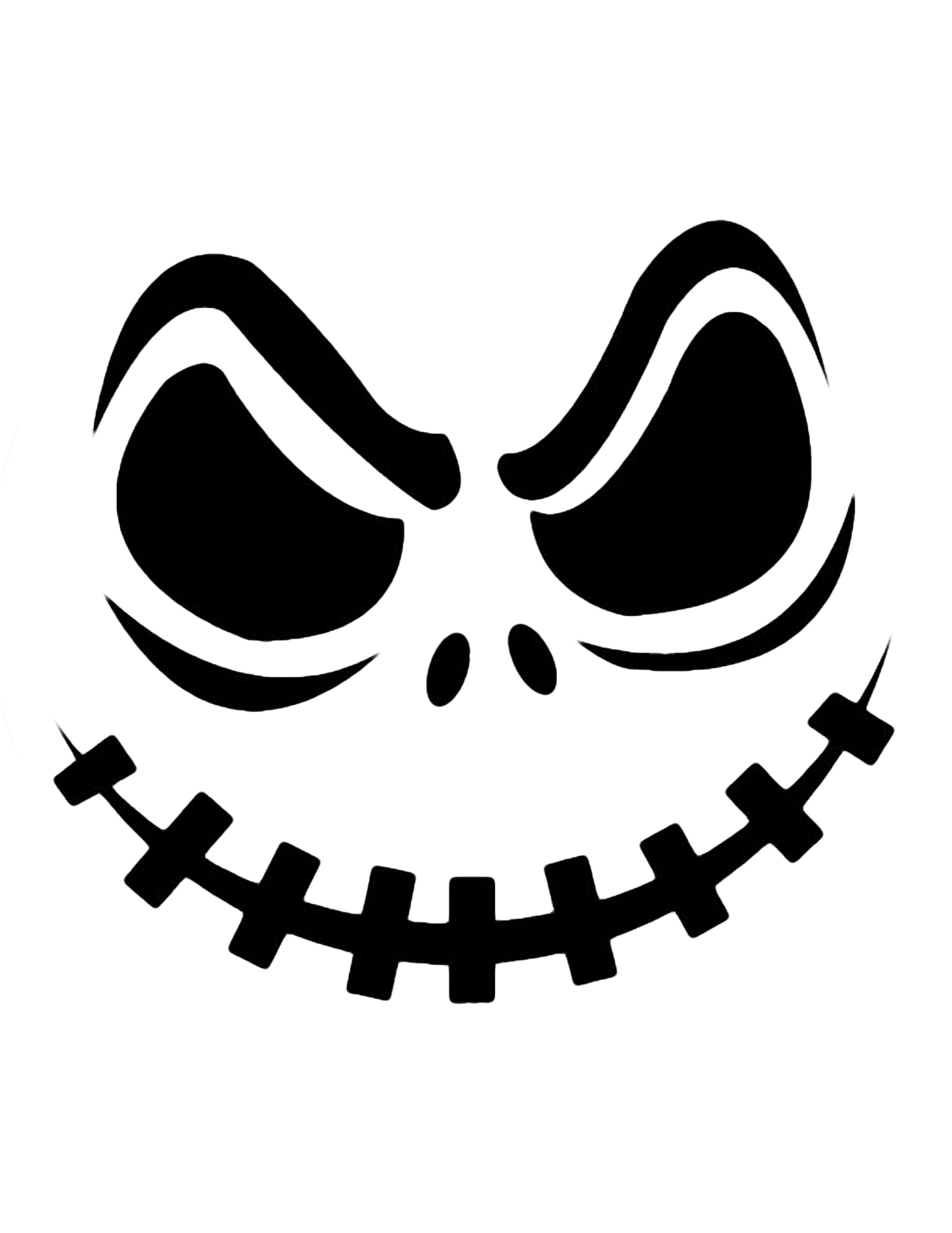 Halloween  black and white interesting halloween pumpkin carving patterns design with carved clipart
