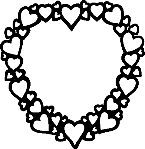 Heart clipart black and white free to use clip art resource 2