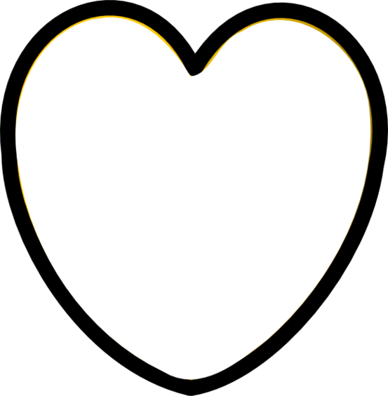 Heart clipart black and white heart in black and white clipart free to use clip art resource
