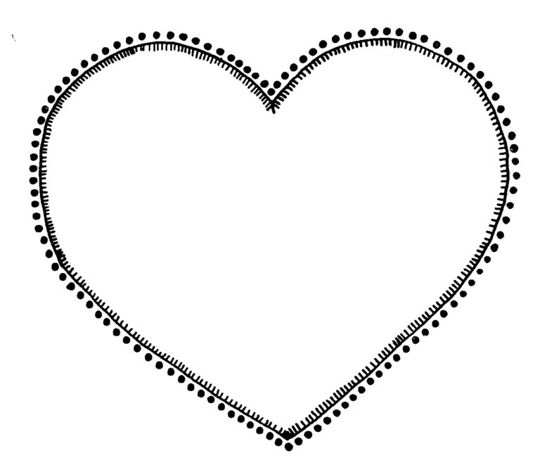 Heart clipart black and white hearts clipart heart black and white free ...