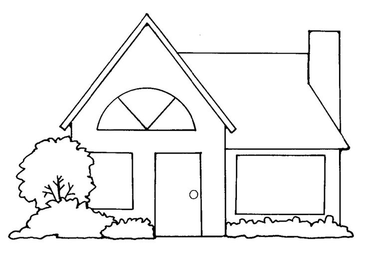 House  black and white house clipart black and white 4