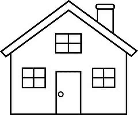 House  black and white house clipart black and white 6