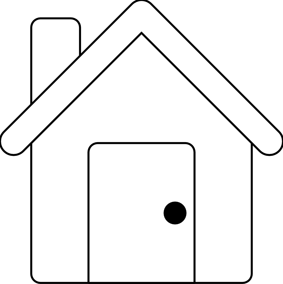 House  black and white school house clip art black and white free 4