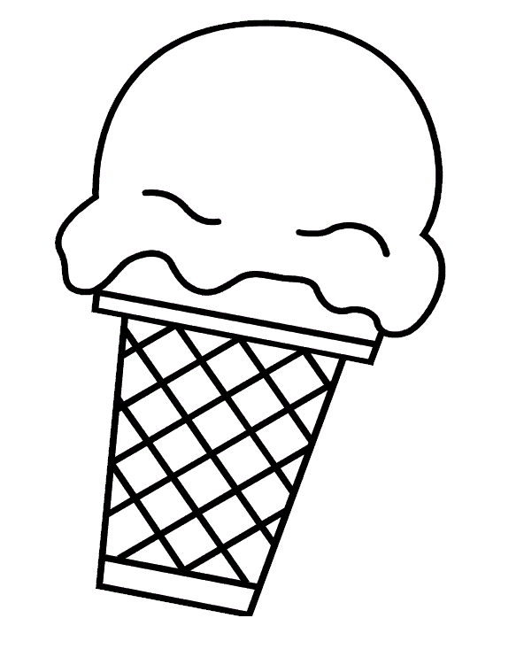 Ice cream sundae clipart black and white clipart 2