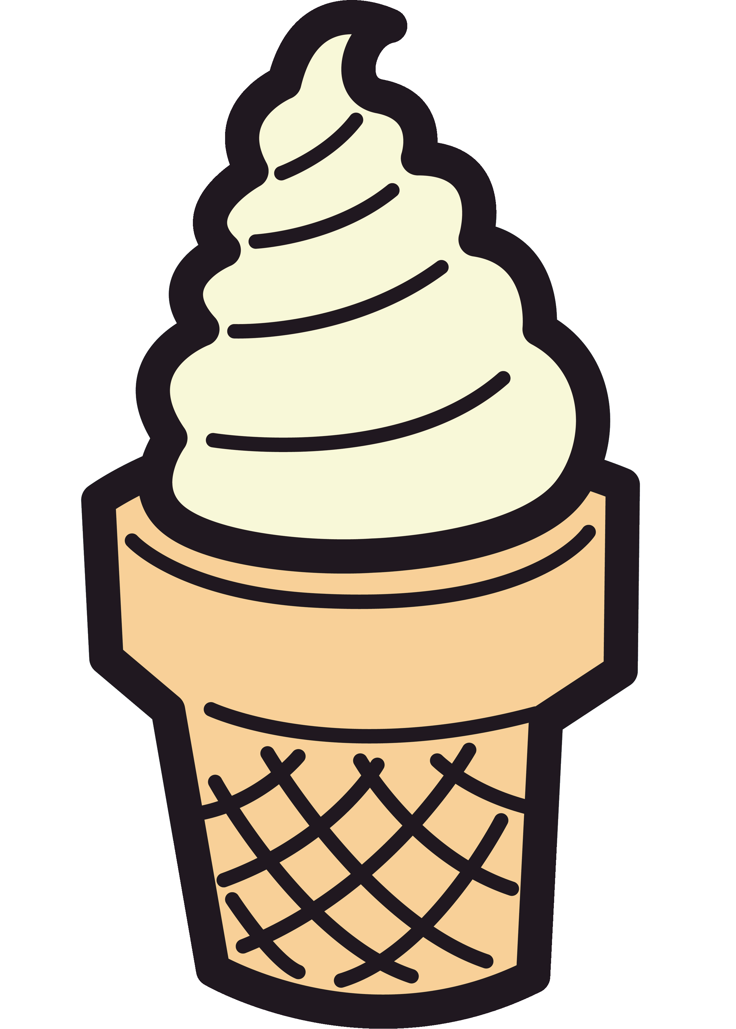 Ice cream sundae ice cream animated clipart
