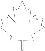 Leaf outline canadian maple leaf clipart - WikiClipArt