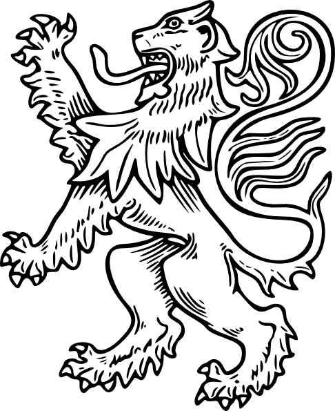 Lion  black and white image of lion clipart black and white