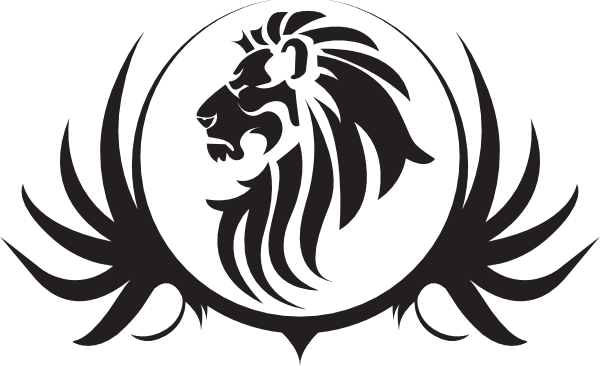 Lion  black and white lion face clipart black and white