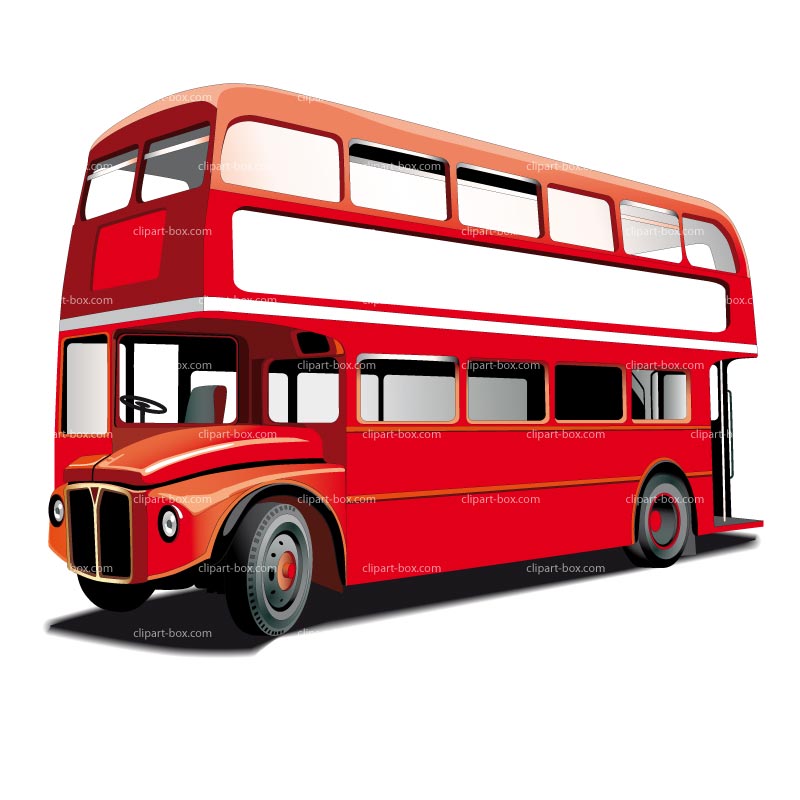 London bus clipart 2