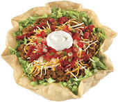 Mexican taco salad clipart - WikiClipArt