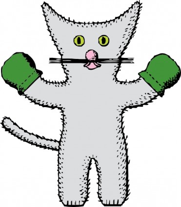 Mitten clip art free vector in open office drawing svg