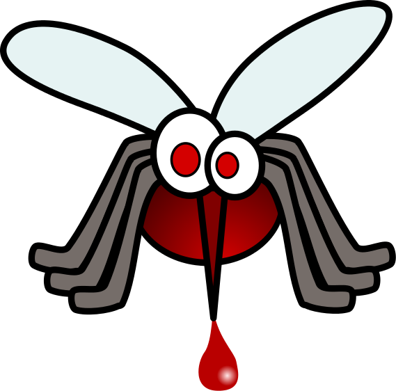 Mosquito free to use clipart