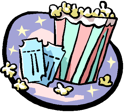 Movie night clipart free images 7