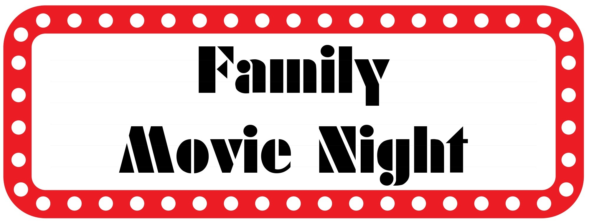 Movie night clipart the cliparts