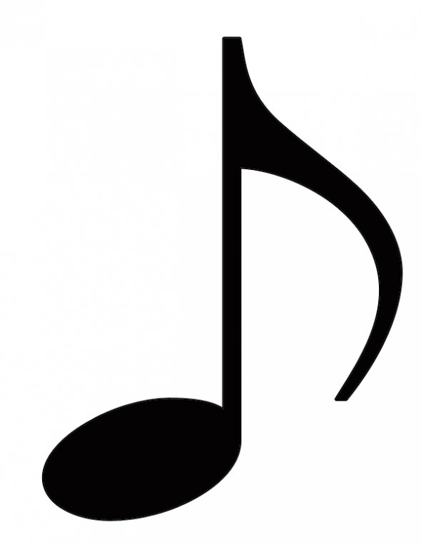 Music note note clipart