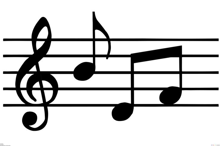 Musical notes 1 music note clipart