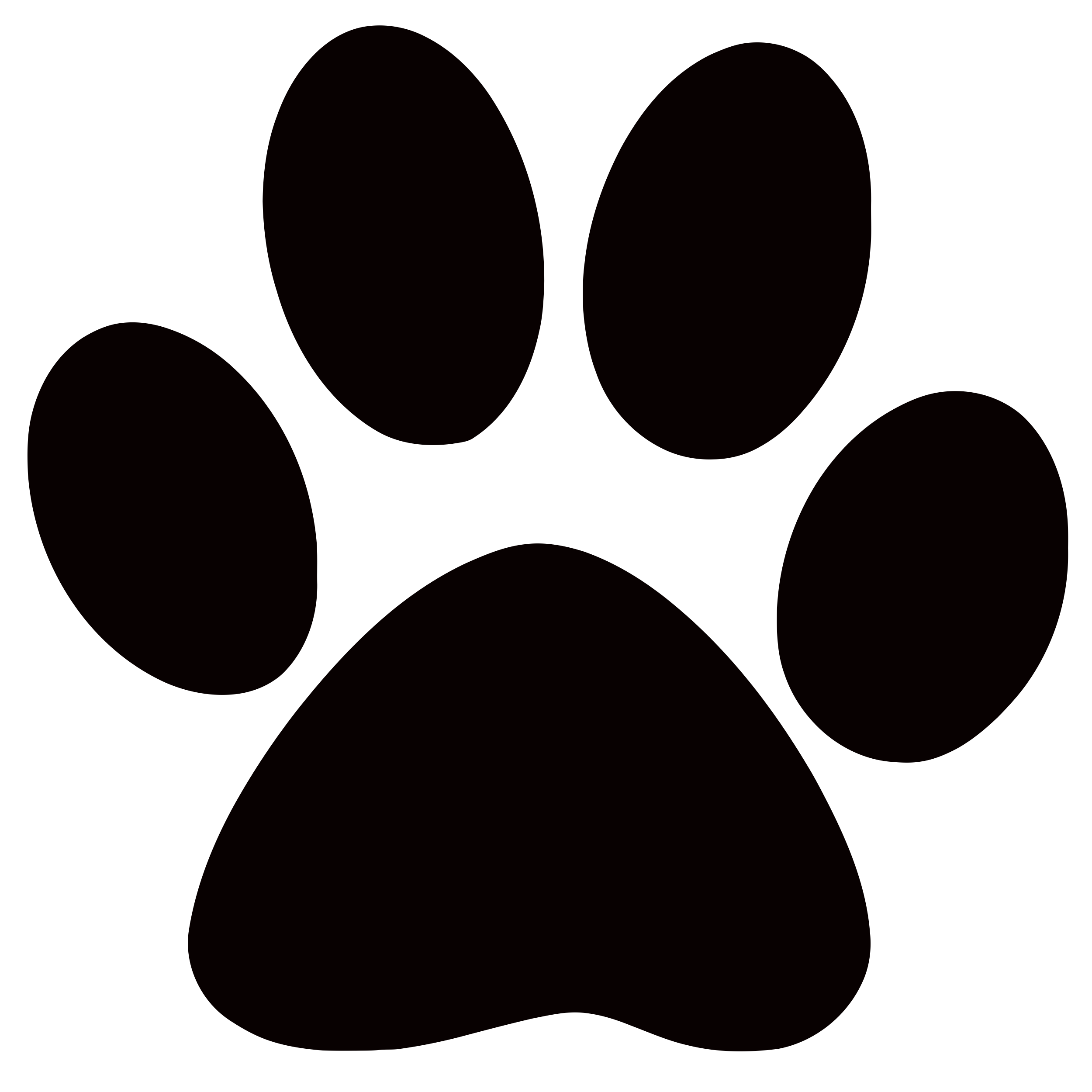Paw print wildcats on dog paws paw tattoos and clip art image