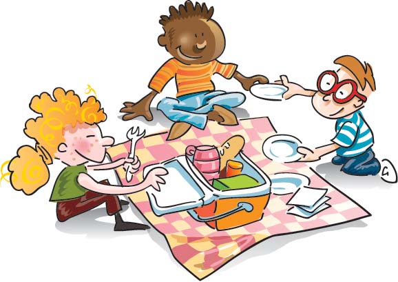 Picnic lunch clipart