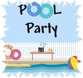 Pool party golfside lake clip art - WikiClipArt