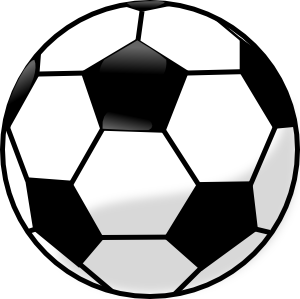 Printable picture of a soccer ball clipart