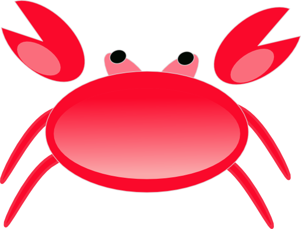 Red crab clipart free images clipartwiz