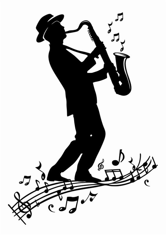 Saxaphone player clipart saxophone player silhouette alternative