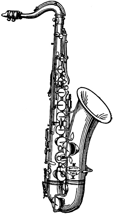 Saxophone clipart 0 2