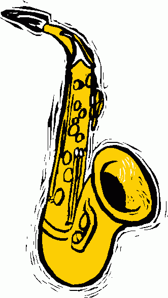 Saxophone clipart 2