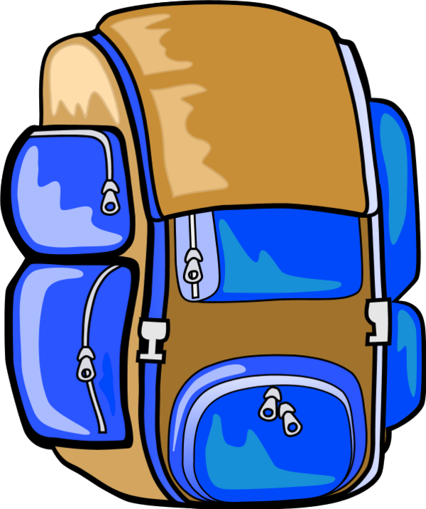 School backpack clipart free images 8