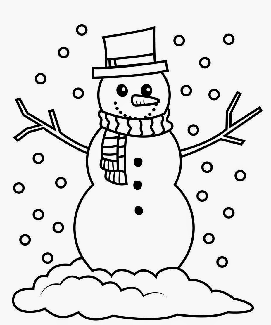 Snowman  black and white navishta sketch snowman christmas special clipart