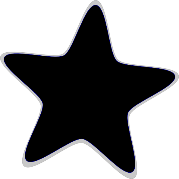 Star  black and white large star clip art black and white pics about space