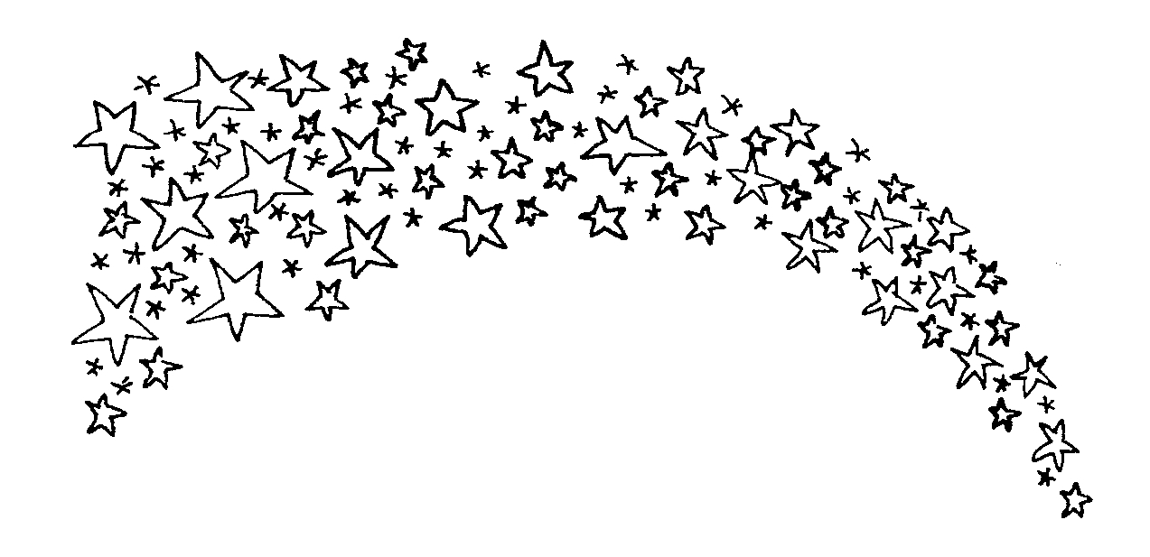 Star  black and white shower black and white shooting star page 4 pics about space clip art