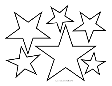 Star outline images 7 images of star outline printable stars template clip art