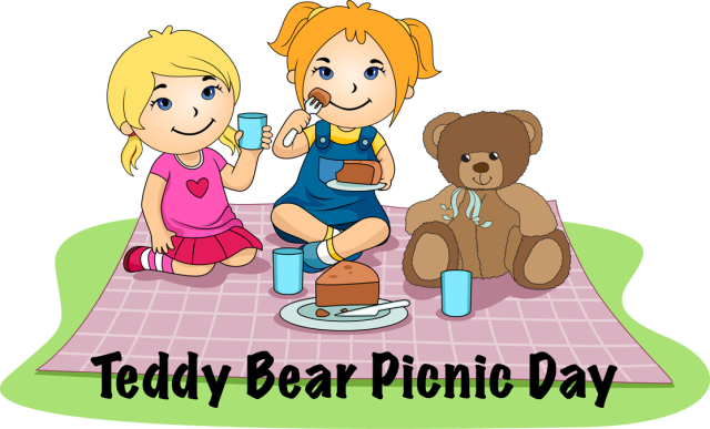 Teddy bear picnic clipart