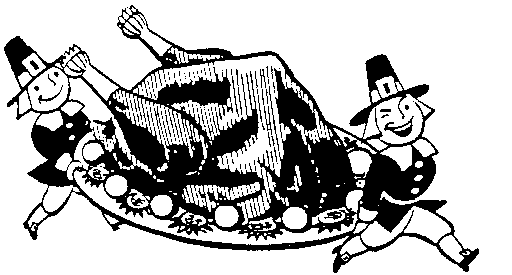 Thanksgiving  black and white first thanksgiving images clip art