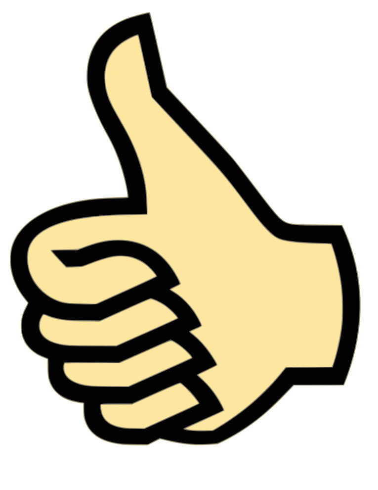 Thumbs up clipart free images