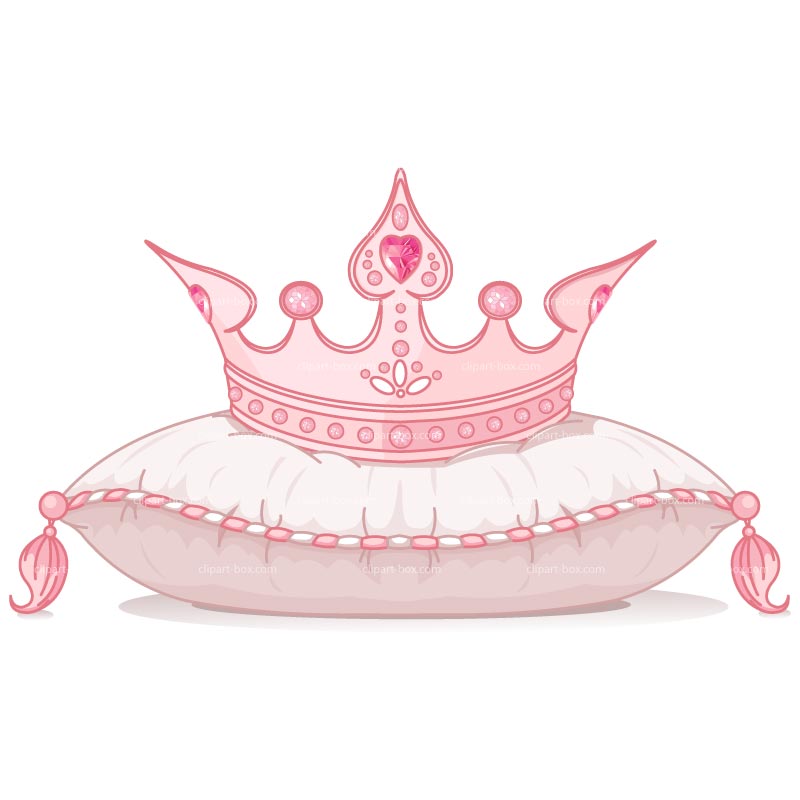 Tiara pink and gold crown clipart 2