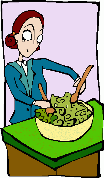 Tossed salad clipart 6