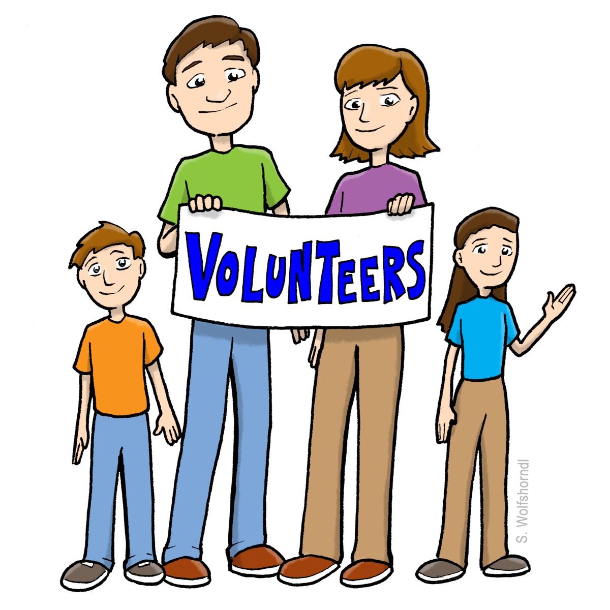 Volunteer opportunities clipart