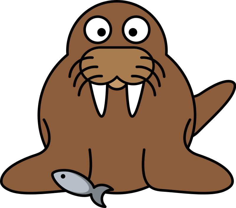 Walrus free to use clipart