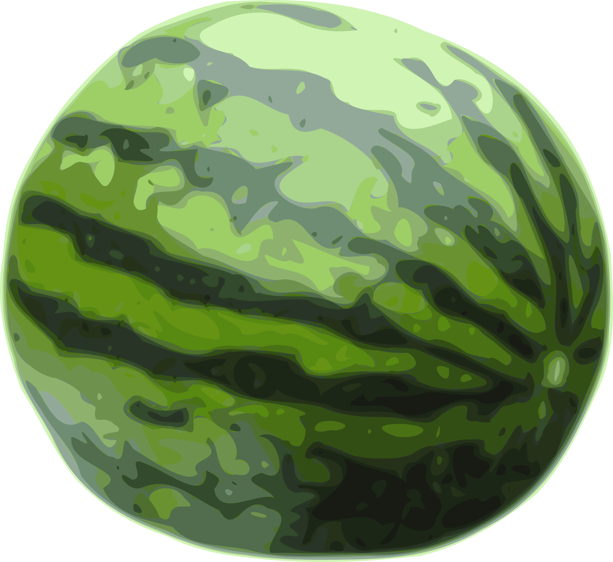Watermelon clip art black and 3