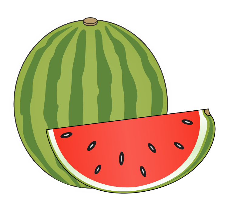 Watermelon clip art border free clipart images