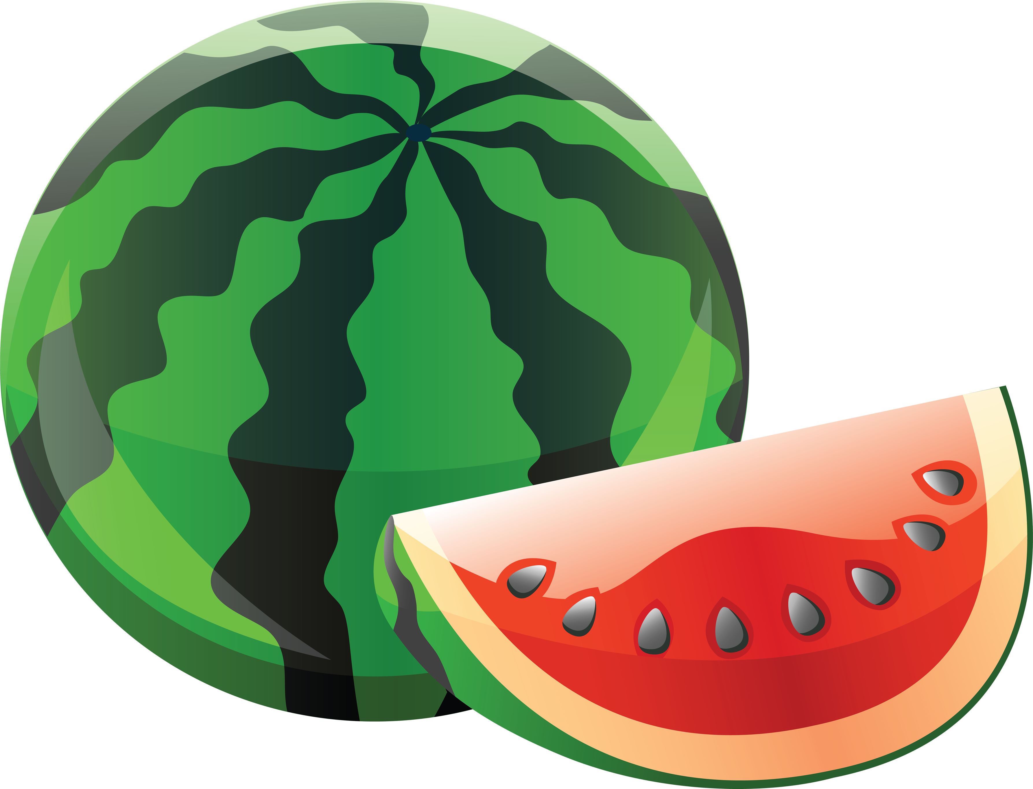 Watermelon clip art for kids