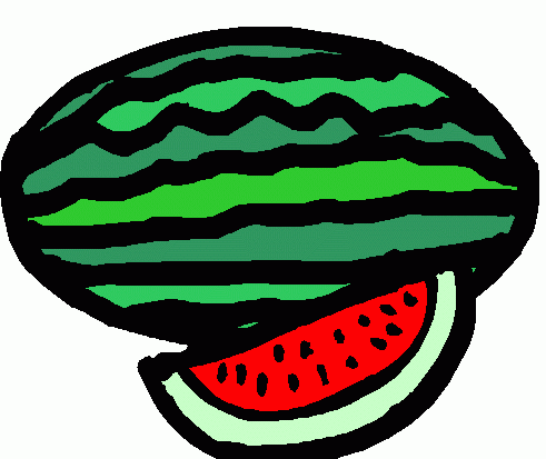 Watermelon clipart 7