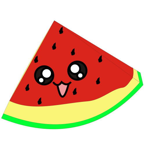 Watermelon clipart black and white free 4