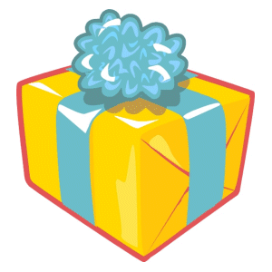 Wrapped present clipart